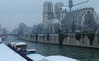 France: Paris sous la neige et autres news