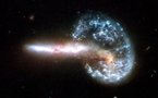 Sciences: une collision de galaxies