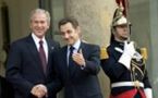 Actu Monde : Bush et Sarkozy affichent leurs convergences sur l'Iran et la Syrie