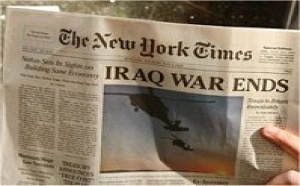 Actus monde: un faux New York Times pour un monde meilleur