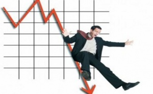 La chute de l'économie