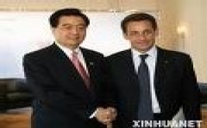 Nicolas Sarkozy EADS et ALSTOM en Chine pour une visite d'Etat
