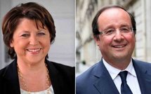 Aubry et Hollande, le face à face