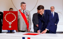 Emmanuel Macron promet de « léguer une planète plus vivable » et « une France plus forte ».