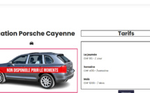 Location Porsche Cayenne