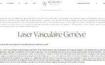 Laser Vasculaire en Suisse à Genève