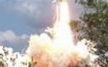 Lancement de la navette spatiale américaine Discovery