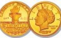 Des liberty dollars à l'effigie du candidat républicain Ron Paul