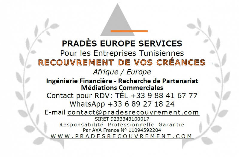 Prades-Recouvrement-Tunisie Prades-Recouvrement-Tunisie