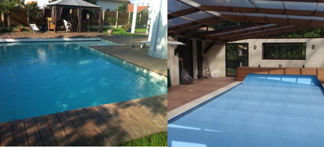 Piscines traditionnelles en Bassin d'Arcachon