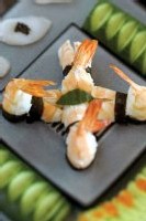 Menu de fêtes: sushi et sashimi
