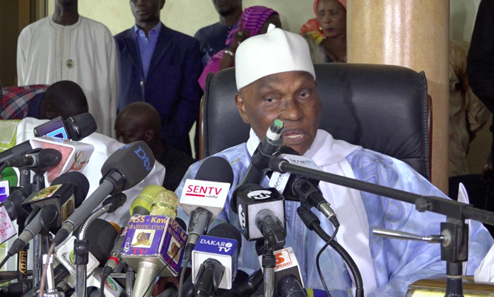 Abdoulaye wade tire le bilan des législatives: « nous ne participerons plus à une élection organisée par le régime de macky sall »