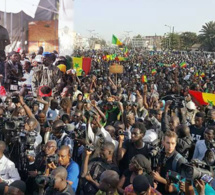 SENEGAL-POLITIQUE DES CENTAINES DE MANIFESTANTS PROTESTENT À DAKAR À L’APPEL DE "Y EN A MARRE"