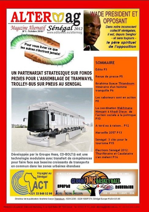 ALTERMAG N°1 chez votre marchand de Journaux en Octobre 2010 ALTERMAG N°1 chez votre marchand de Journaux en Octobre 2010