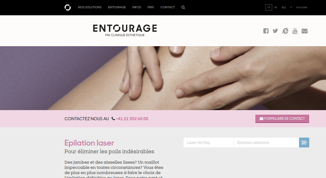 Epilation laser Lausanne